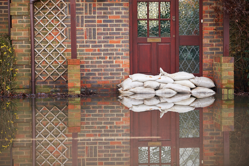 House with flood defences